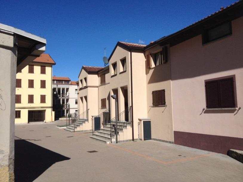 Row of houses along the lane